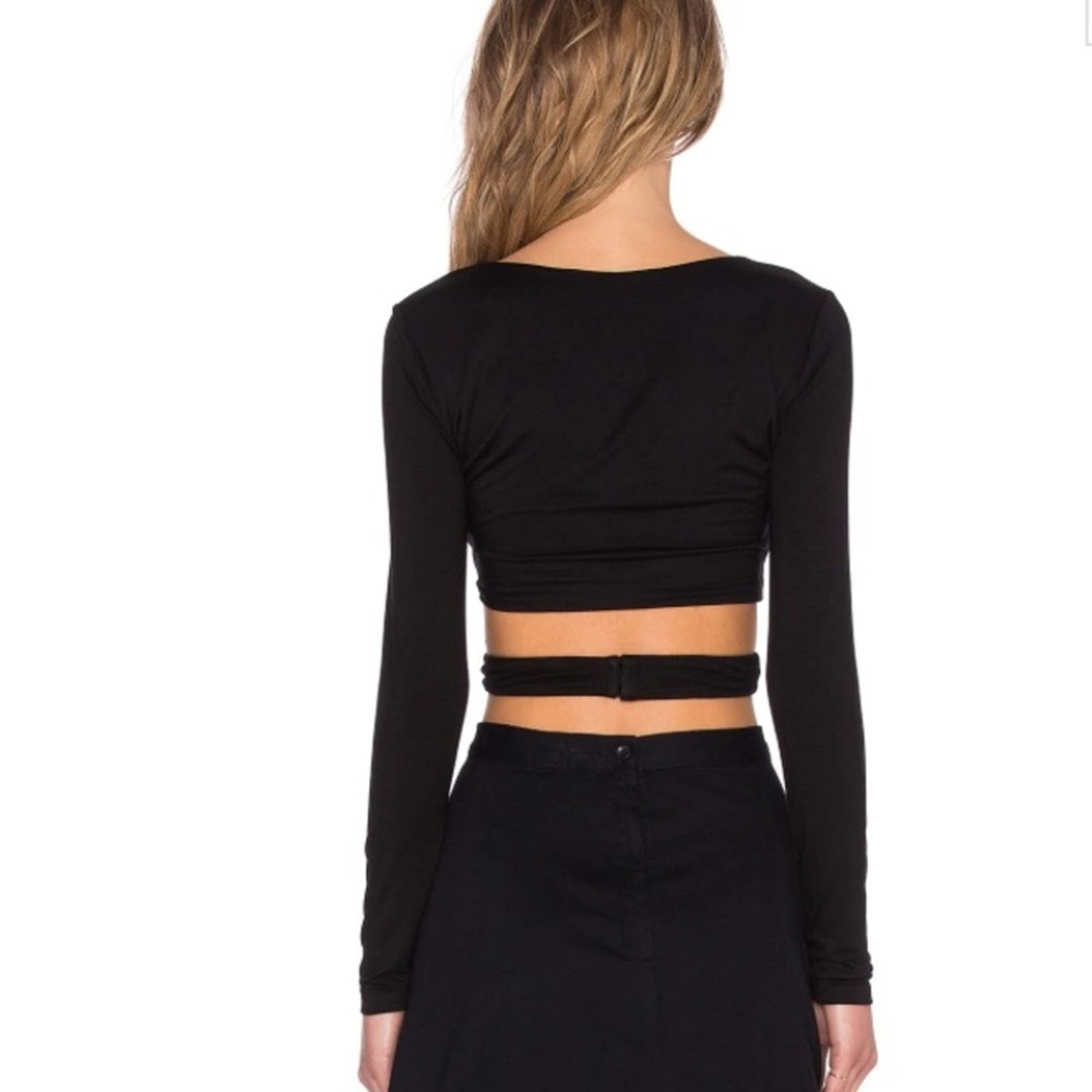 Lovers + Friends x Revolve Wrap Crop Top - Picture 3 of 4